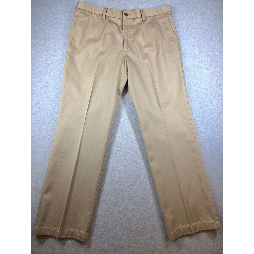 Dockers D2 Straight Fit Khaki Pants Mens 36x30 Tan Cotton Chino Trousers